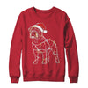 Funny Santa Bulldog Retriever Christmas Lights Dog Lover Shirt & Sweatshirt | teecentury