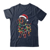 Funny Santa Dachshund Retriever Christmas Lights Dog Lover Shirt & Sweatshirt | teecentury