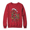 Funny Santa Dachshund Retriever Christmas Lights Dog Lover Shirt & Sweatshirt | teecentury