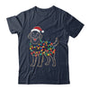 Funny Santa Golden Retriever Retriever Christmas Lights Dog Lover Shirt & Sweatshirt | teecentury