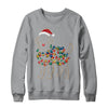Funny Santa Golden Retriever Retriever Christmas Lights Dog Lover Shirt & Sweatshirt | teecentury