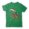 Funny Santa Pug Retriever Christmas Lights Dog Lover Shirt & Sweatshirt | teecentury
