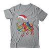 Funny Santa Pug Retriever Christmas Lights Dog Lover Shirt & Sweatshirt | teecentury