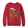 Funny Santa Pug Retriever Christmas Lights Dog Lover Shirt & Sweatshirt | teecentury