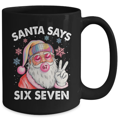 Funny Santa Says Six Seven Christmas 67 Meme Xmas Girls Boys Mug | teecentury