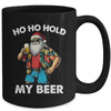 Funny Santa With Sunglasses And Beer Christmas In July Mug | teecentury