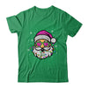 Funny Santa With Sunglasses Christmas Pink Women Girls Kids Shirt & Sweatshirt | teecentury