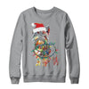 Funny Santa Yorkie Retriever Christmas Lights Dog Lover Shirt & Sweatshirt | teecentury