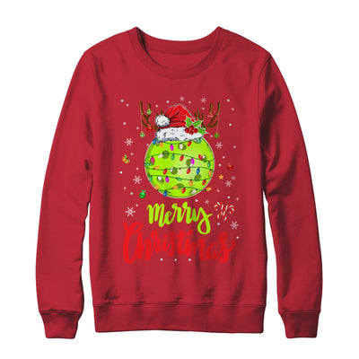 Funny Santas Pickleball Player Christmas Merry Pickleball Shirt & Sweatshirt | teecentury