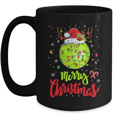 Funny Santas Pickleball Player Christmas Merry Pickleball Mug | teecentury