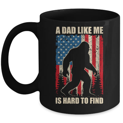 Funny Sasquatch A Dad Like Me Is Hard To Find Flag Bigfoot Mug | teecentury