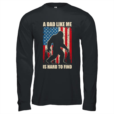 Funny Sasquatch A Dad Like Me Is Hard To Find Flag Bigfoot Shirt & Hoodie | teecentury