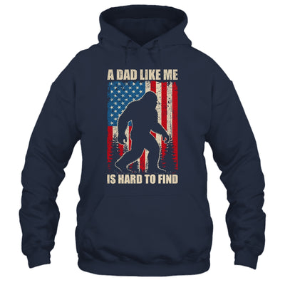 Funny Sasquatch A Dad Like Me Is Hard To Find Flag Bigfoot Shirt & Hoodie | teecentury