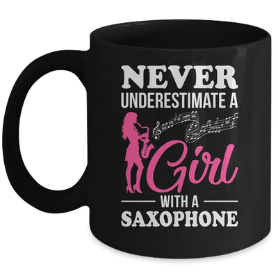 Funny Saxophone Design For Girl With A Saxophonist Sax Lover Mug | teecentury