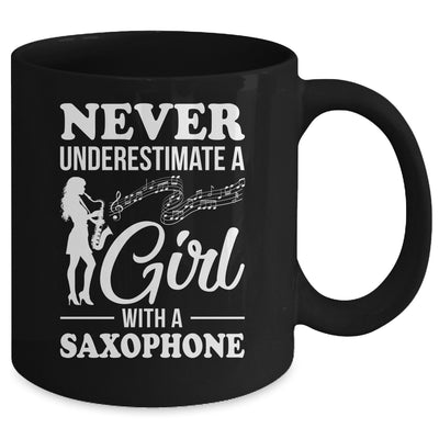 Funny Saxophone Design For Girls Women Saxophonist Sax Lover Mug | teecentury