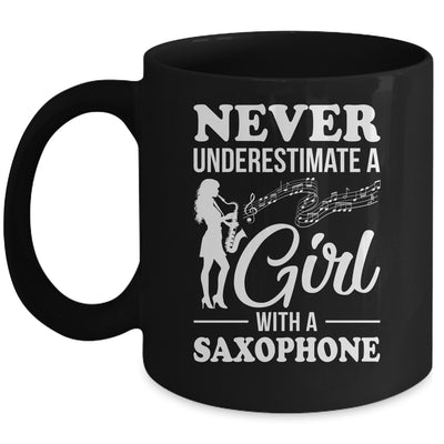 Funny Saxophone Design For Girls Women Saxophonist Sax Lover Mug | teecentury