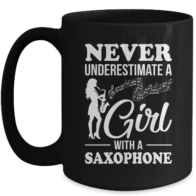 Funny Saxophone Design For Girls Women Saxophonist Sax Lover Mug | teecentury