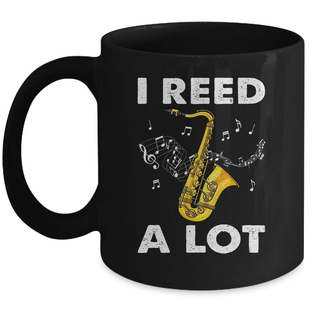 Funny Saxophone Design For Men Women Saxophone Player Reed Mug | teecentury