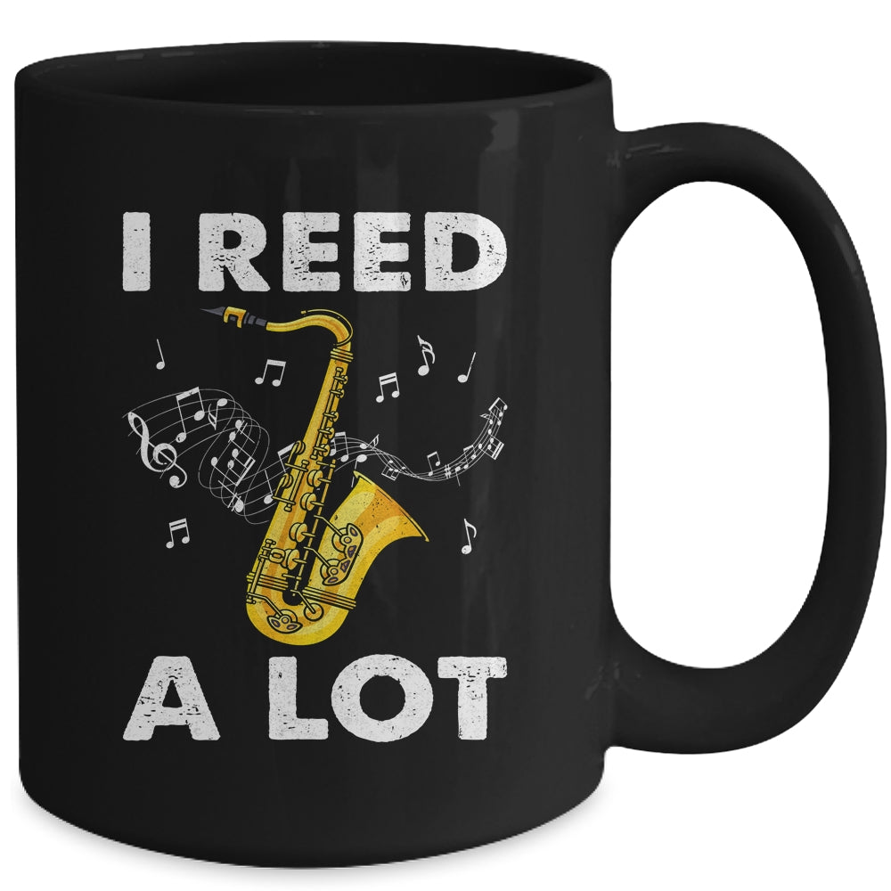 Funny Saxophone Design For Men Women Saxophone Player Reed Mug | teecentury
