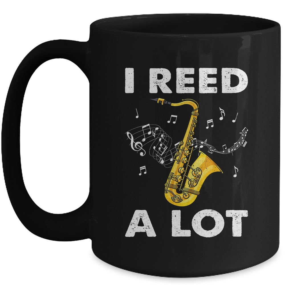 Funny Saxophone Design For Men Women Saxophone Player Reed Mug | teecentury