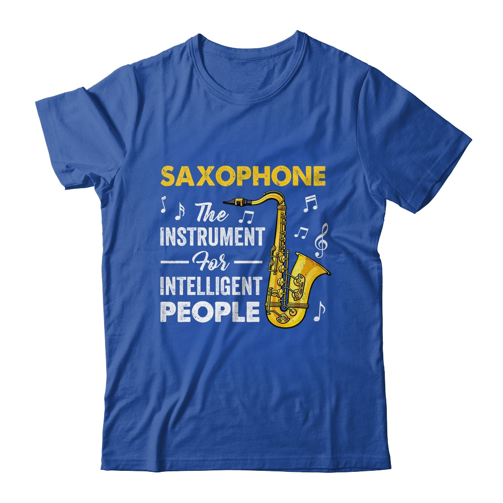 Funny Saxophone Intelligent Art For Men Women Sax Player Shirt Hoodie Teecentury