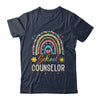 Funny School Counselor Rainbow Leopard Print Counselor Shirt & Hoodie | teecentury