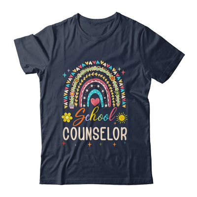 Funny School Counselor Rainbow Leopard Print Counselor Shirt & Hoodie | teecentury