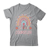 Funny School Counselor Rainbow Leopard Print Women Shirt & Hoodie | teecentury