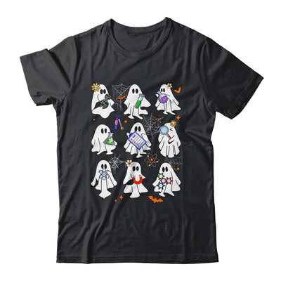 Funny Science Teacher Costume Halloween Ghost Laboratory Shirt & Sweatshirt | teecentury