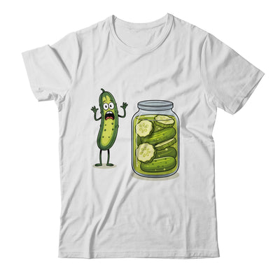 Funny Screaming Pickle Cucumber Jar Joke Pickles Shirt & Tank Top | teecentury