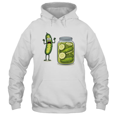 Funny Screaming Pickle Cucumber Jar Joke Pickles Shirt & Tank Top | teecentury