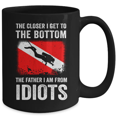 Funny Scuba Diving For Men Women Flag Dive Quote Scuba Diver Mug | teecentury