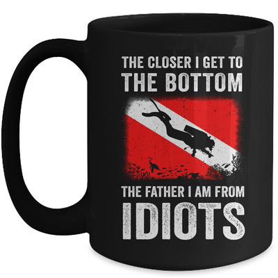 Funny Scuba Diving For Men Women Flag Dive Quote Scuba Diver Mug | teecentury