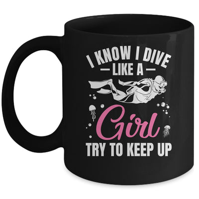 Funny Scuba Diving For Women Girls Rescue Diver Ocean Divers Mug | teecentury