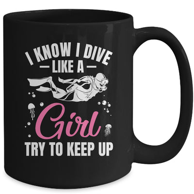 Funny Scuba Diving For Women Girls Rescue Diver Ocean Divers Mug | teecentury