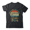 Funny September 1984 Vintage 40th Birthday Decorations Men Shirt & Hoodie | teecentury
