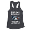 Funny Sharks Make Me Happy Marine Biology Shark Shirt & Tank Top | teecentury