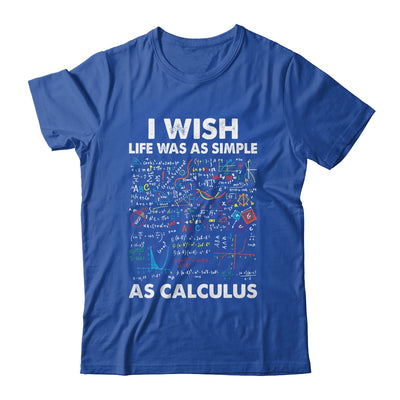Funny Simple As Calculus For Men Women Teacher Math Joke Shirt & Hoodie | teecentury