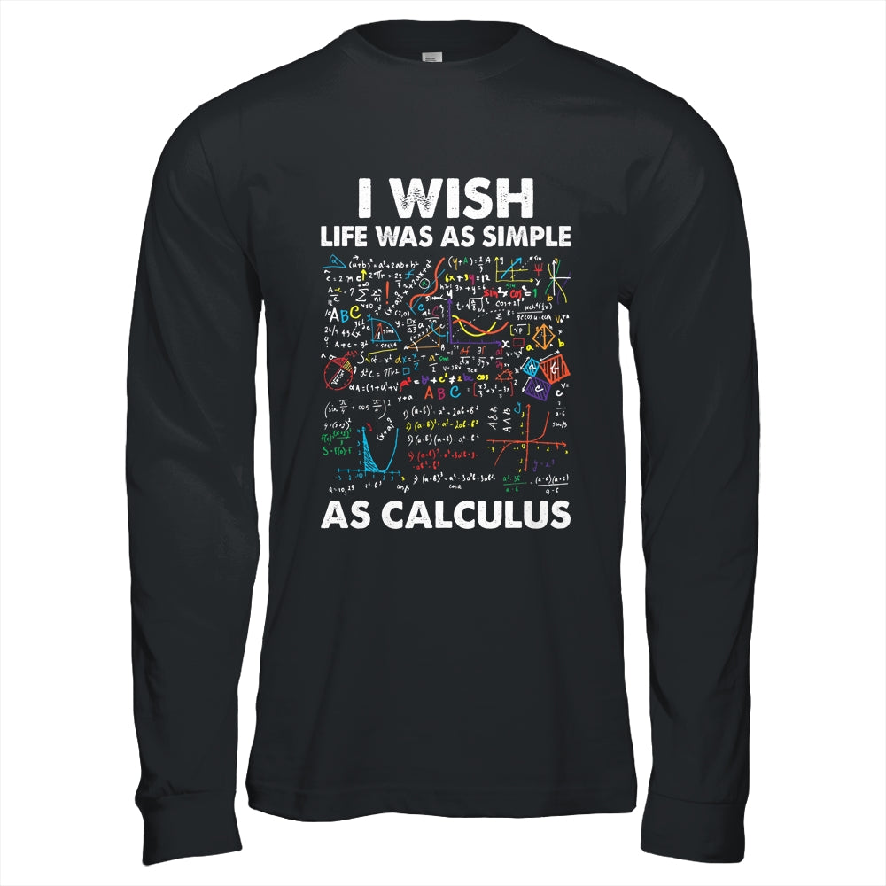 Funny Simple As Calculus For Men Women Teacher Math Joke Shirt & Hoodie | teecentury