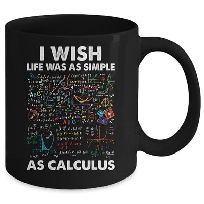Funny Simple As Calculus For Men Women Teacher Math Joke Mug | teecentury