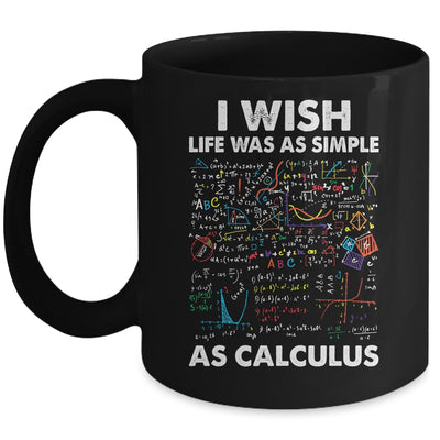 Funny Simple As Calculus For Men Women Teacher Math Joke Mug | teecentury
