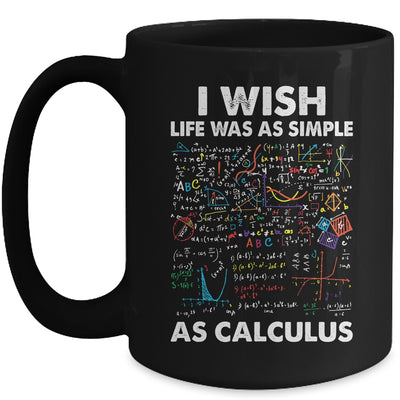 Funny Simple As Calculus For Men Women Teacher Math Joke Mug | teecentury