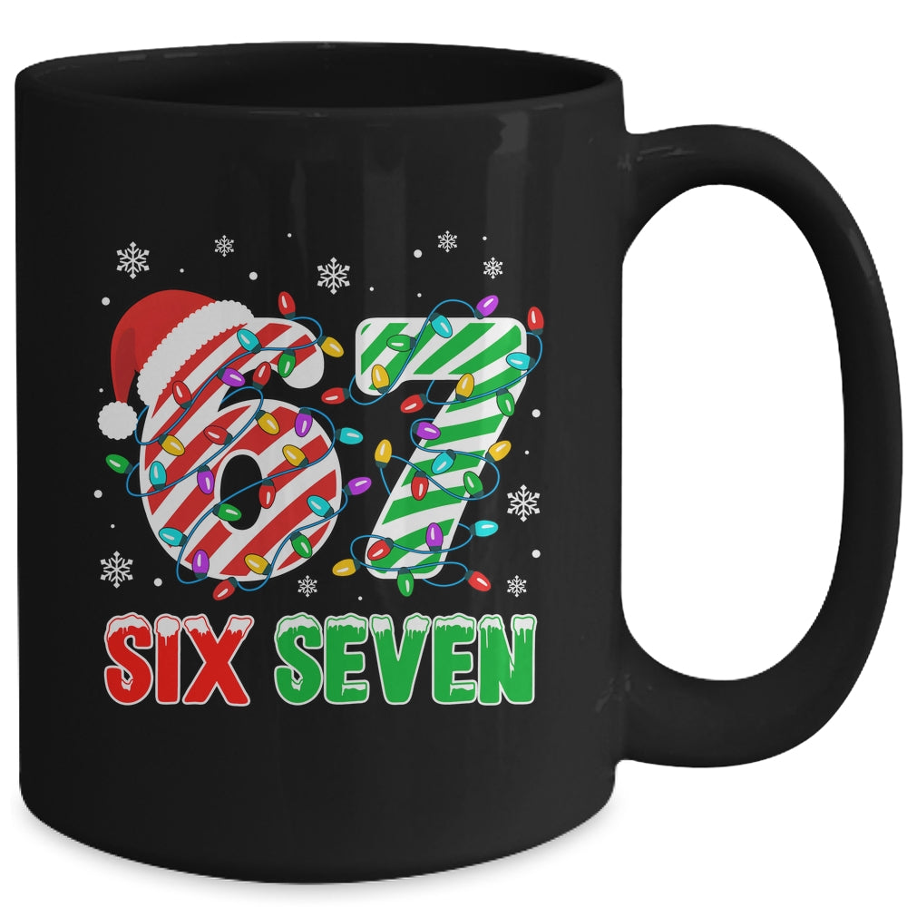 Funny Six Seven 67 Christmas Holiday Boys Girls Kids Xmas Mug | teecentury