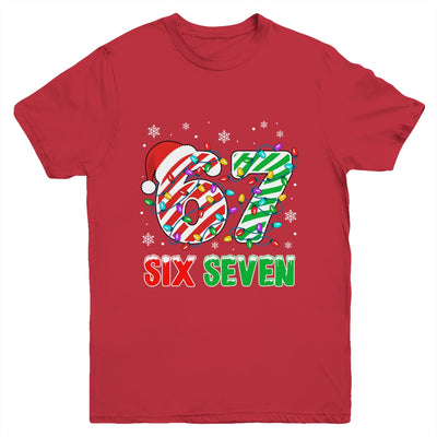 Funny Six Seven 67 Christmas Holiday Boys Girls Kids Xmas Youth Shirt | teecentury