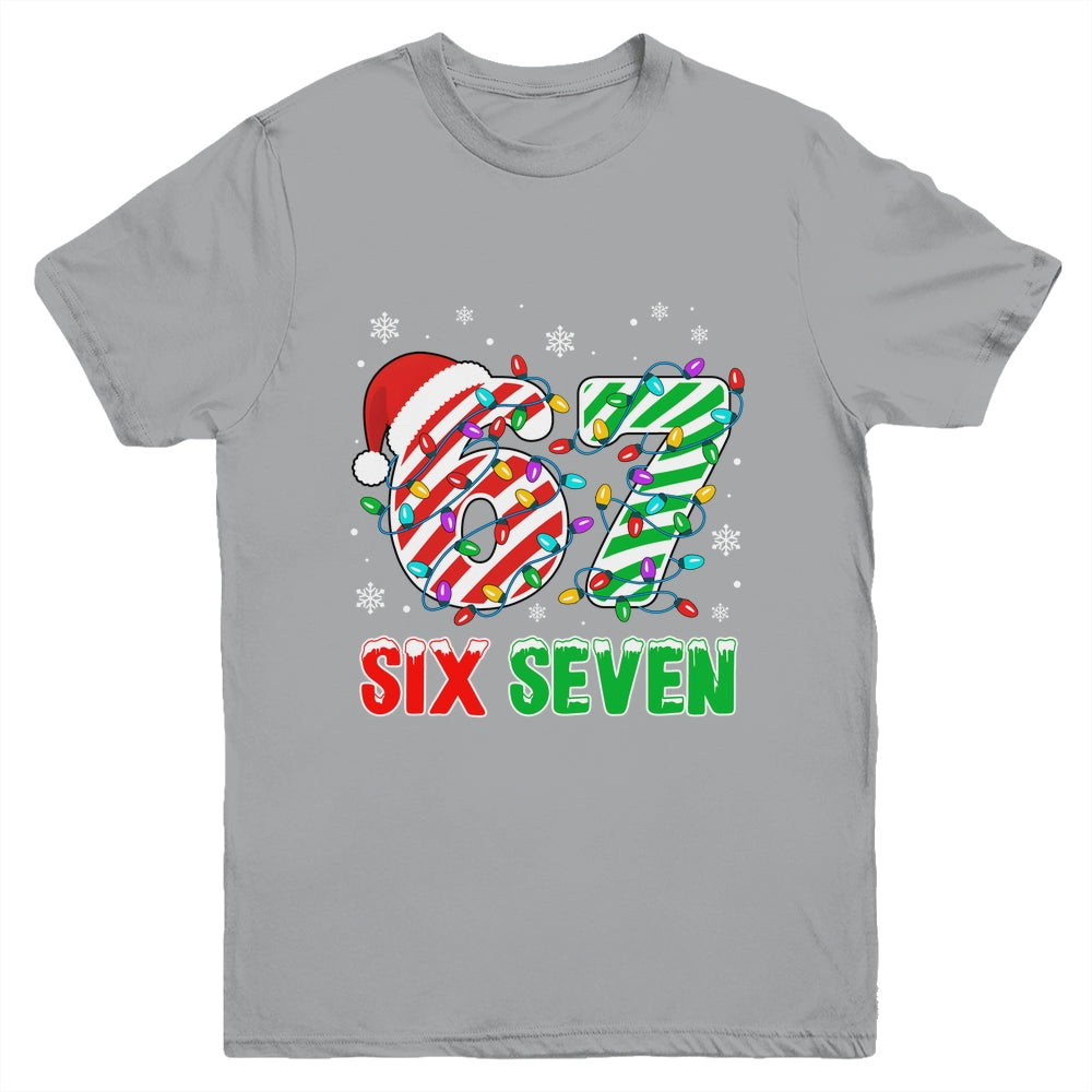 Funny Six Seven 67 Christmas Holiday Boys Girls Kids Xmas Youth Shirt | teecentury