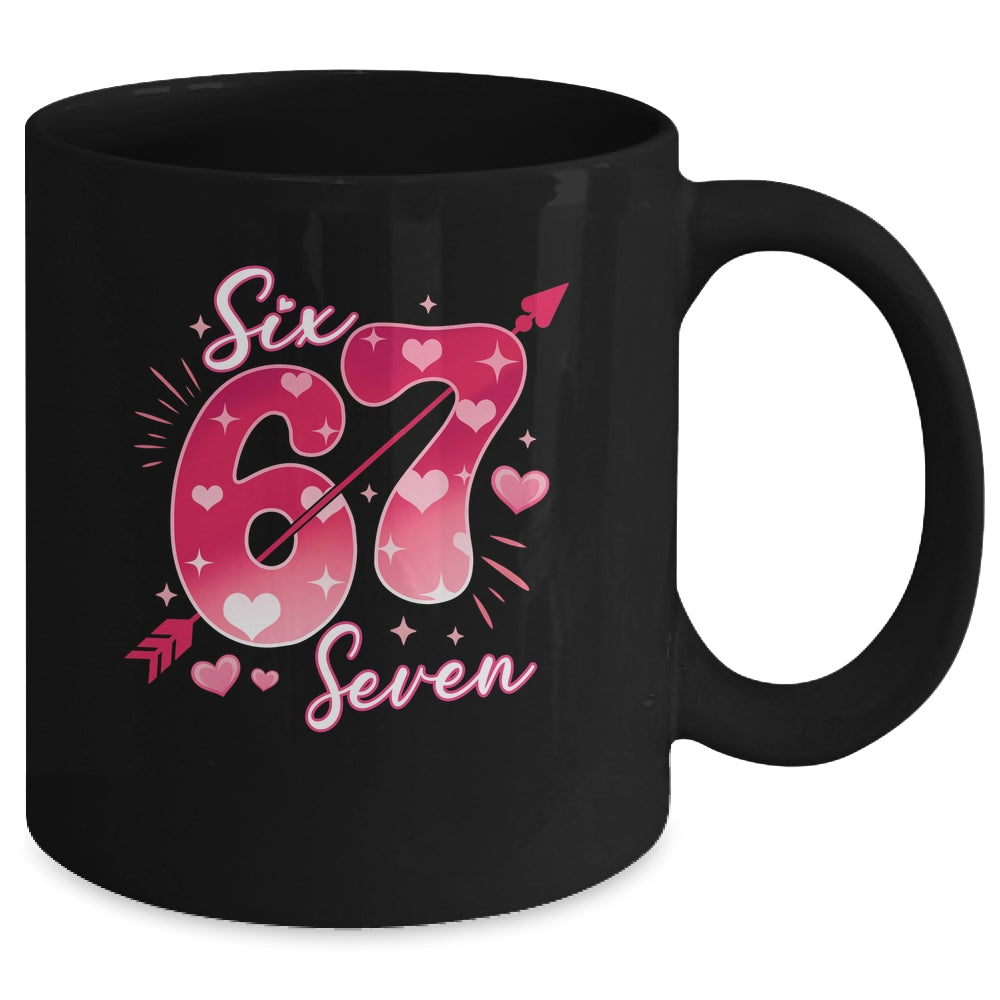 Funny Six Seven 6 7 Meme Fo Women Kids Valentine Girl Mug | teecentury
