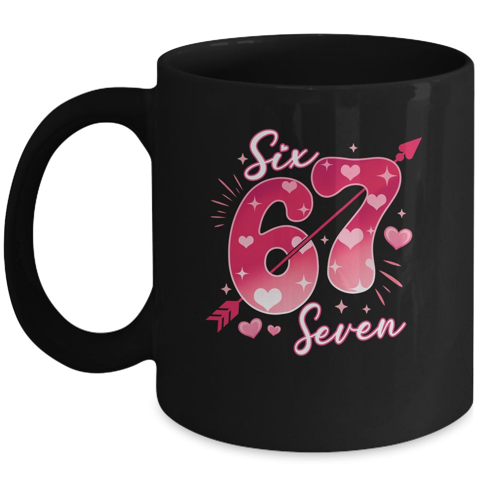 Funny Six Seven 6 7 Meme Fo Women Kids Valentine Girl Mug | teecentury