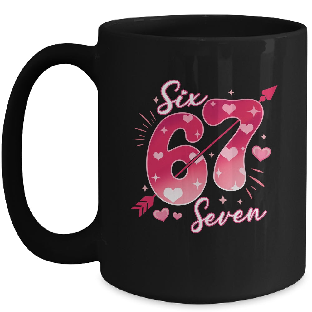 Funny Six Seven 6 7 Meme Fo Women Kids Valentine Girl Mug | teecentury