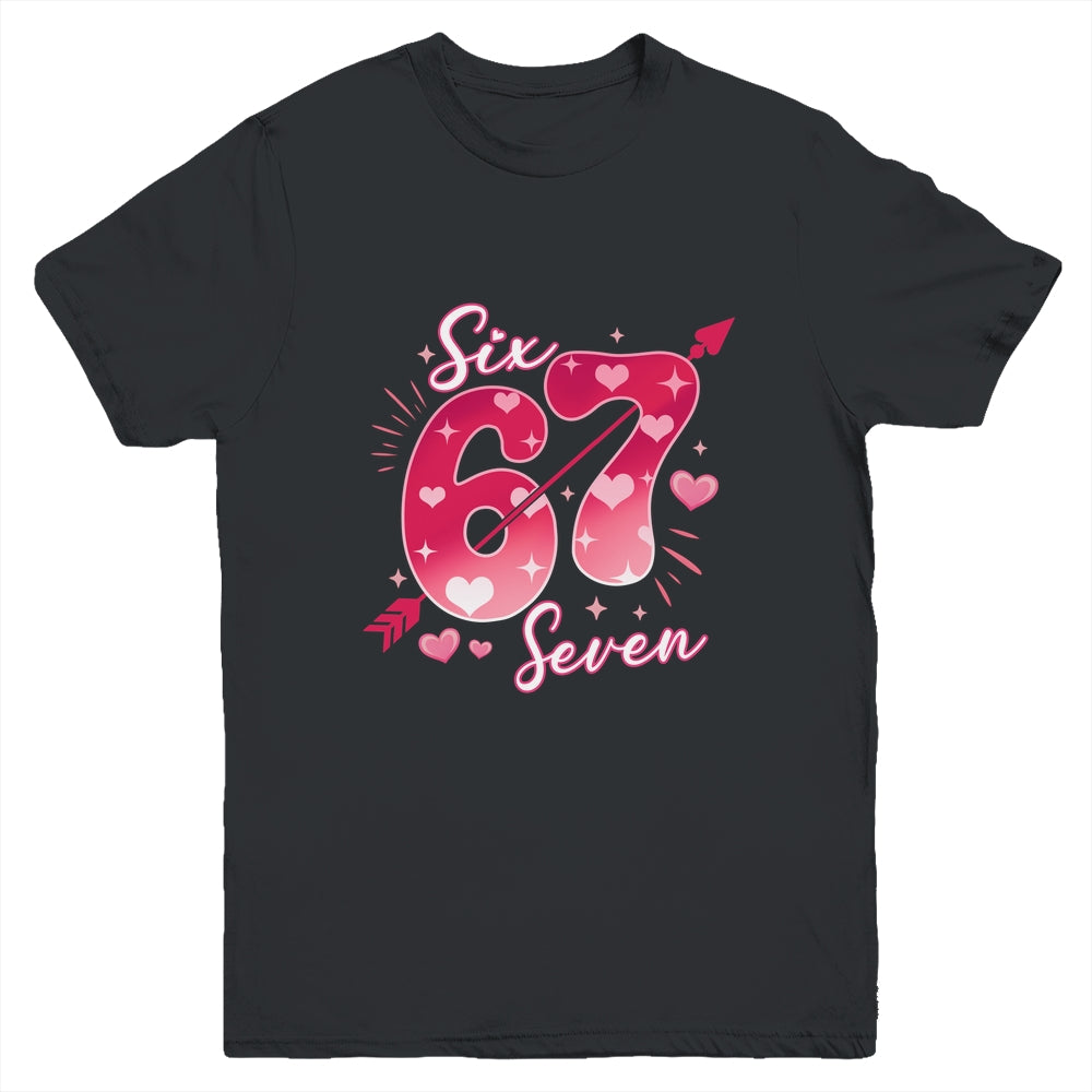 Funny Six Seven 6 7 Meme Fo Women Kids Valentine Girl Youth Shirt | teecentury