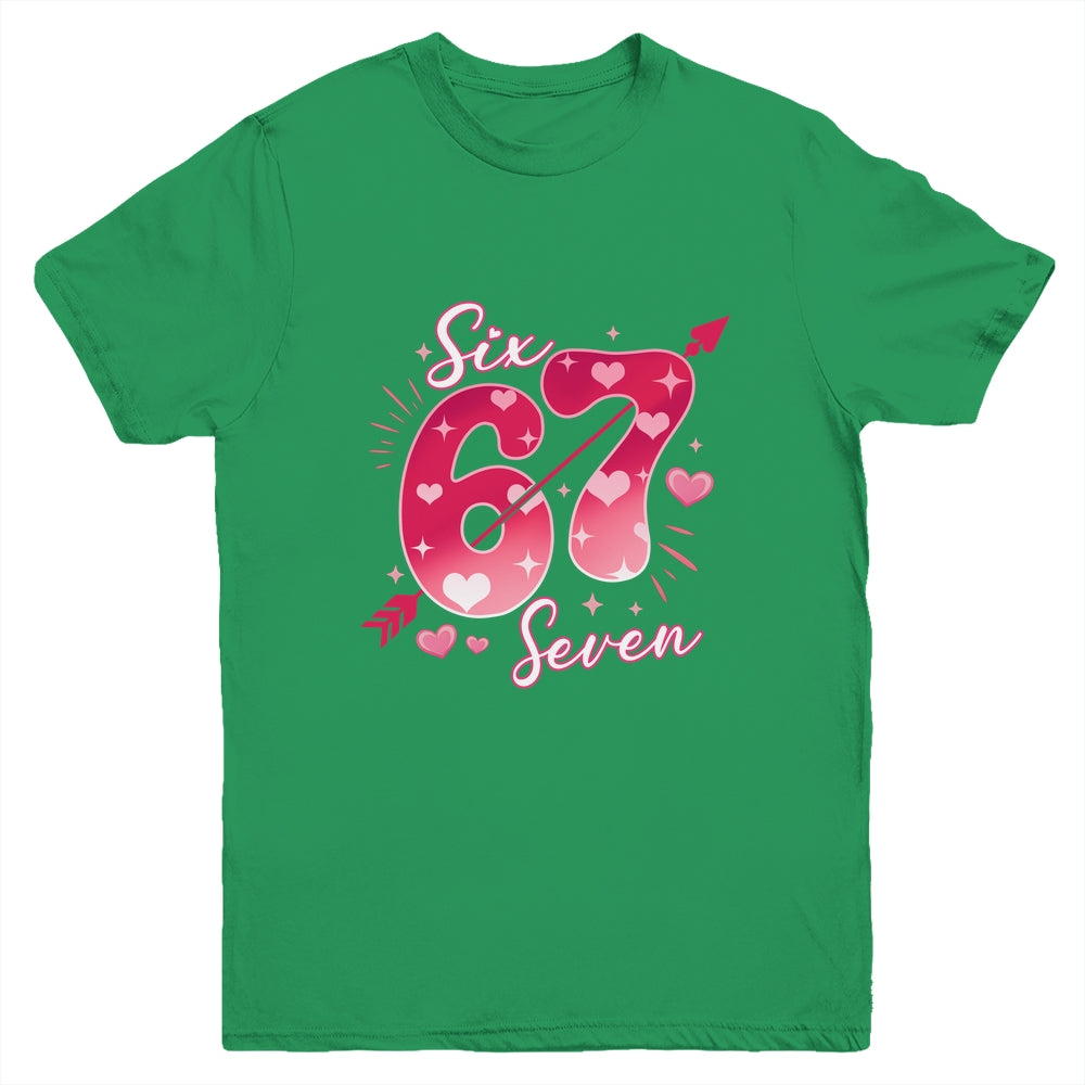 Funny Six Seven 6 7 Meme Fo Women Kids Valentine Girl Youth Shirt | teecentury
